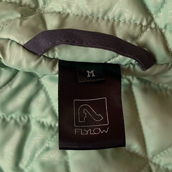 Flylow Sarah Insulated Jacket in Grey/Mint, Size Medium - Picture 9 of 9